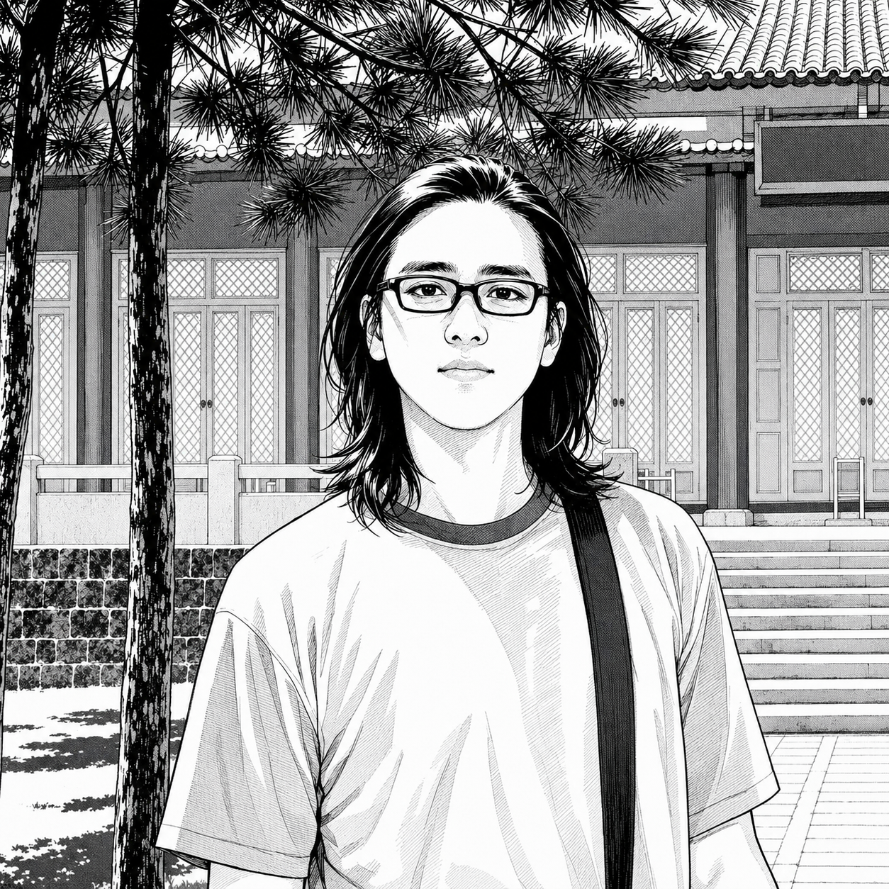 Manga portrait of Paulo Bautista