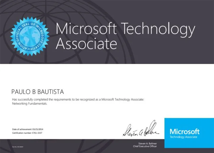 Microsoft Technology Associate 2014